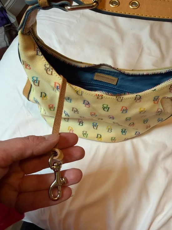 Dooney & Bourke Y2K Multicolor Monogram Shoulder Bag - Picture 6 of 8